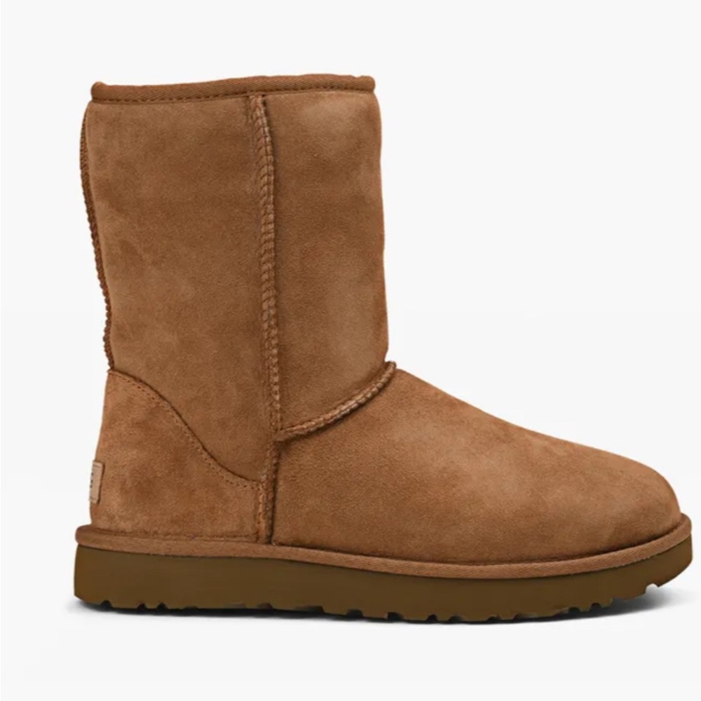 UGG Chestnut Classic Short Suede Winter Boots